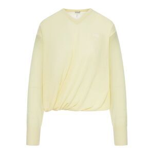 Loewe Women Draped Merino Wool Sweater